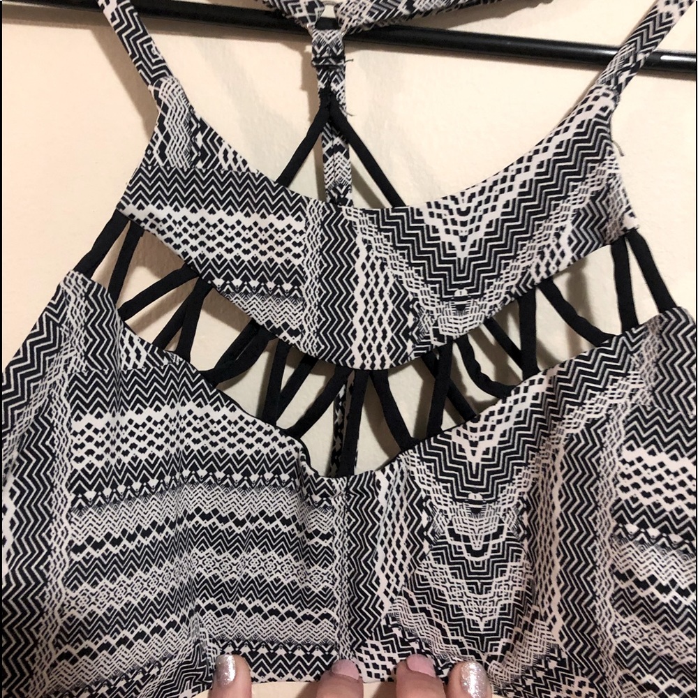 Boho Print Line Design Bikini